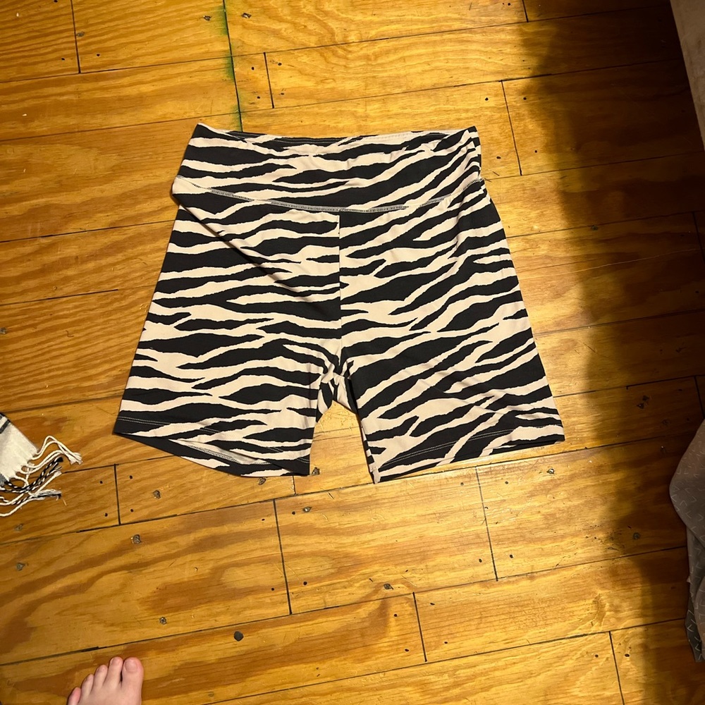 Zebra bike shorts